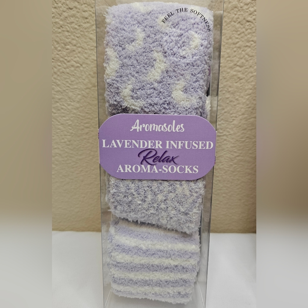 Aromasoles Lavender and Rose Infused Refresh Aroma-Socks - Pick 1 - Picture 6 of 9